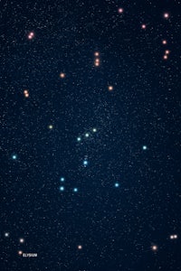 a group of stars in the night sky
